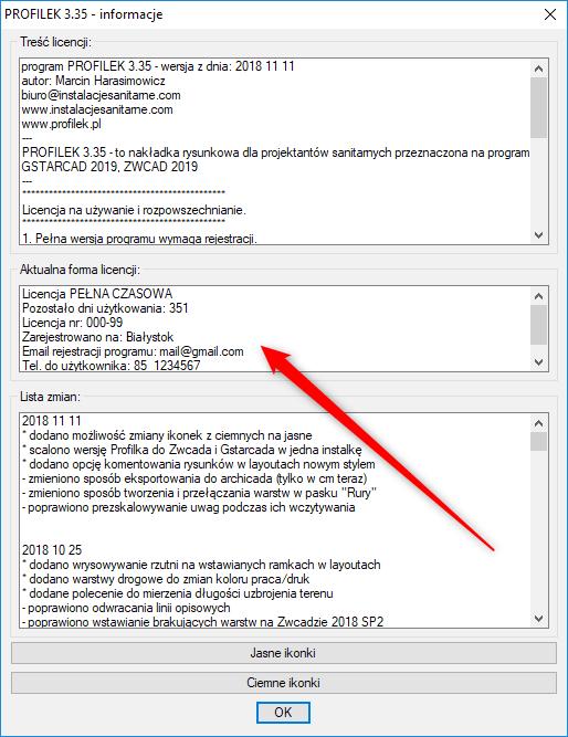 2. Treść licencji 1. Pełna wersja programu wymaga rejestracji. 2. Bez rejestracji program działa przez okres testowy 30 dni z pełnymi możliwościami. 3. Dozwolone jest komercyjne używanie programu w okresie testowym.
