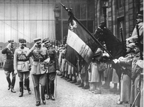 Marszałek Sejmu Ignacy Daszyński na audiencji u Marszałka Polski Józefa Piłsudskiego, Warszawa, kwiecień 1928 r.