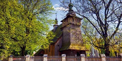 Kościoły Tarnów, kościół NMP Wniebowziętej na Burku Ta jedna z najstarszych drewnianych świątyń Małopolski została zbudowana w 1458 r.