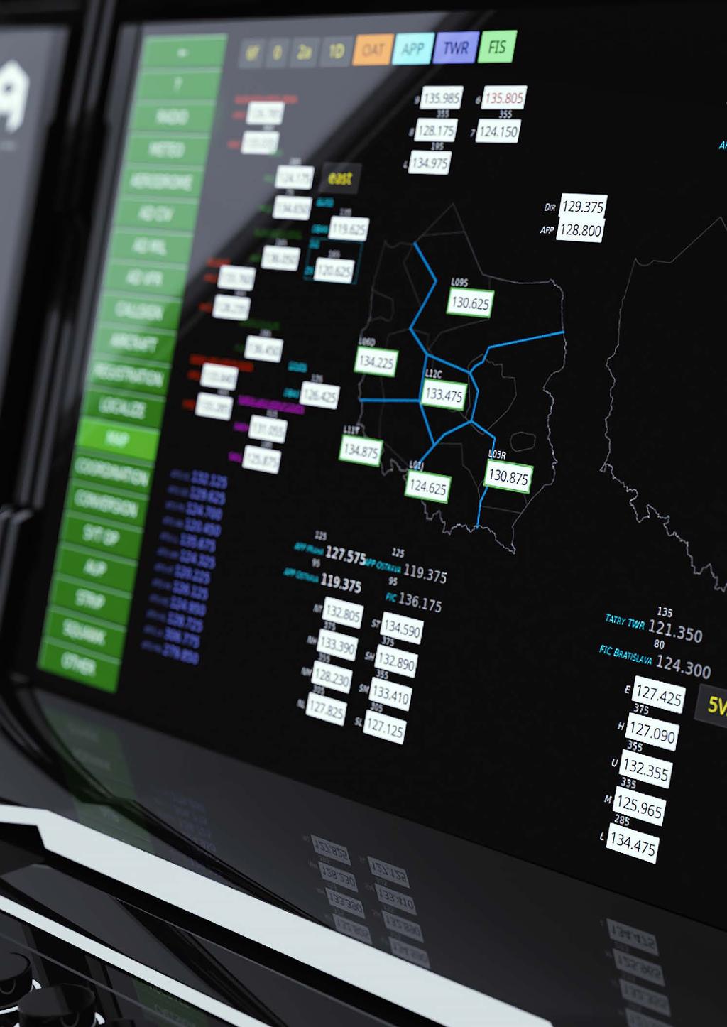 Zarządzanie przestrzenią powietrzną W roku 2017 kontynuowano prace optymalizacyjne podziału pionowego sektorów GAT ACC, realizowane w ramach programu Polska przestrzeń powietrzna 2010+.