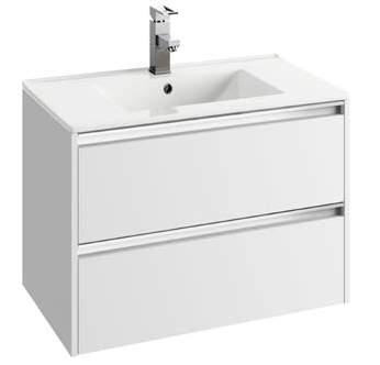 FONTE 80 komplet szafka + umywalka 80 cm szklana