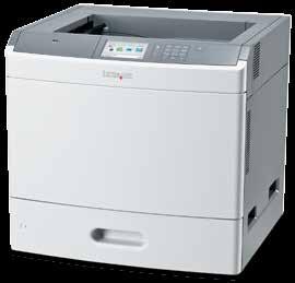 Seria Lexmark C792 Lexmark C792e/de Kolorowe drukarki laserowe serii Lexmark C792 łączą w sobie solidną konstrukcję, intuicyjny ekran dotykowy i gwarantują doskonałą jakość druku 4,3-calowy ekran