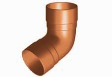 Trójnik (kąt odejścia α 67,5º) Dw Dw Dz 110 mm 41,06 50,50 110,4 104,8 295 α Dw Dz Dw 2 90 / 90 mm 27,21 33,47 264 90,4 85,8 90,4 110 / 63 mm 28,61 35,19 260 110,4 104,8 63,3 110 / 110 mm 32,69 40,21