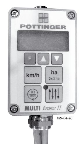 MULTITRONIC Podstawowe funkcje System wymiany redlic Multitronic II ñ to monitor wysiewu, ktory jest kompaktowym komputerem pokladowym z wieloma przydatnymi funkcjami.