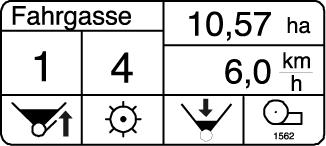 STEROWANIE POWER CONTROL Alarm - Kontrola jest aktywna z chwilπ, gdy monitor wysiewu zarejestruje prídkoúê jazdy.