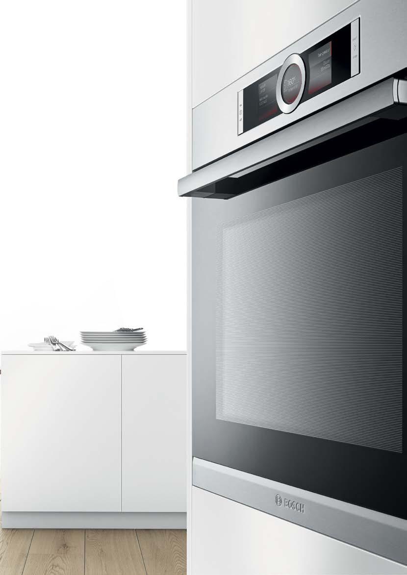 www.bosch-home.pl 13 Piękne wzornictwo Linię do zabudowy Bosch łączy wyjątkowo eleganckie wzornictwo. Piekarniki, płyty i okapy tworzą jednolitą linię.