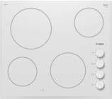 www.bosch-home.pl 77 Płyty ceramiczne 59 Typ płyty Sposoby grzania NOWOŚĆ!