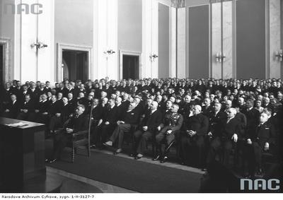 OBCHODY 15-LECIA AKADEMII GÓRNICZEJ otwarcie auli w dniu 7 grudnia 1935 roku NAC: 1-N-3127-5 29.