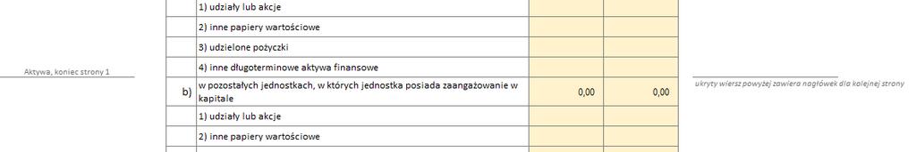 O ile cały wiersz można pozostawić pustym, nie należy zostawiać pojedynczego pustego pola w wierszu: Źle: obydwie liczby muszą być podane Dobrze: wpisz w takie miejsca 0 Rysunek 12 Przykład