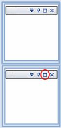 Windows Oddzielić kartę od okna dokowanego. Dodać okno dokowane do zestawu kart w innym oknie dokowanym. 1. Umieść kursor nad kartą, którą należy oddzielić. 2.