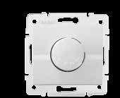 obrotowy 500W - z filtrem / Dimmer 500W - with filter 10AX - 250V~, 500W 25082 02-1160-102 Biały/White Śrubowy/Screw 10 25142 02-1160-103