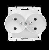 French Type Earthed Socket-Childproof 25088 02-1240-102 Biały/White Śrubowy/Screw 10 25148 02-1240-103 Kremowy/Creme Śrubowy/Screw 10 25266 02-1240-141 Grafit/Graphite