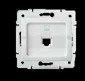 komputerowe pojedyncze, (RJ45 Jack), bez gniazda / Empty single Data Socket Outlet (1pc RJ45 Jack), without socket 25926