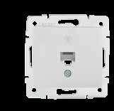 Gniazdo TV-2xSAT końcowe / Double Satellite Socket (SAT-SAT-TV-R) End of Line 24750 01-1590-002 Biały/White 10 24809 01-1590-003 Kremowy/Creme 10 24986