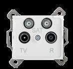 głośnikowe podwójne / Double loudspeaker socket (4 contacts) 24760 01-1820-002 Biały/White 10 24819 01-1820-003 Kremowy/Creme 10 24996 01-1820-030 Perłowy