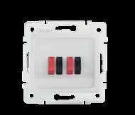 telefoniczne podwójne niezależne (2xRJ11) / Double Numeric Telephone Socket Outlet (2pcs RJ11) 24752 01-1380-002 Biały/White 10 24811 01-1380-003
