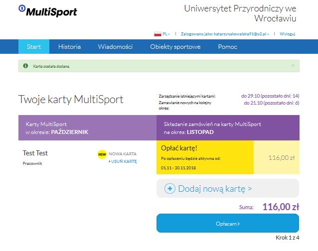 2. Następnie aby zamówić karty dodatkowe kliknij w przycisk Dodaj nową kartę i wybierz z listy rozwijalnej typ karty. Następnie wybierz sposób pozyskania zgody na przetwarzanie danych osobowych.