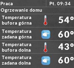 2. PANEL CO 1 2 7 8 10 3 4 5 6 9 1. Faza pracy kotła 2. Tryb pracy kotła 3. Aktualna godzina 4.