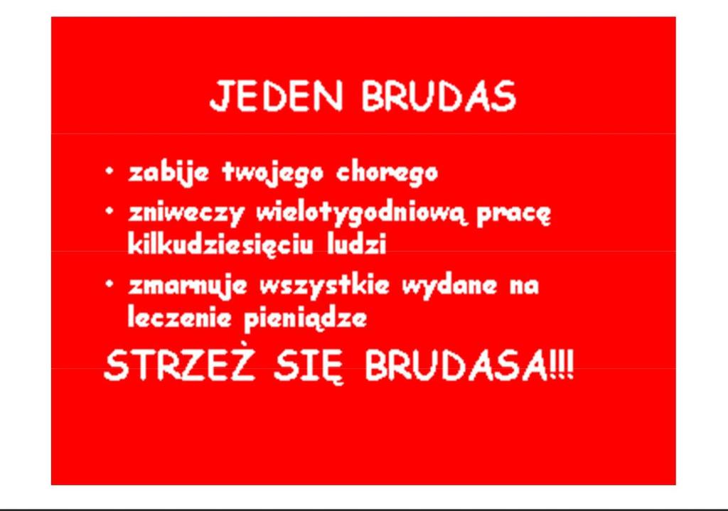 Slajd z wykładu i dzięki uprzejmości pani dr n med.