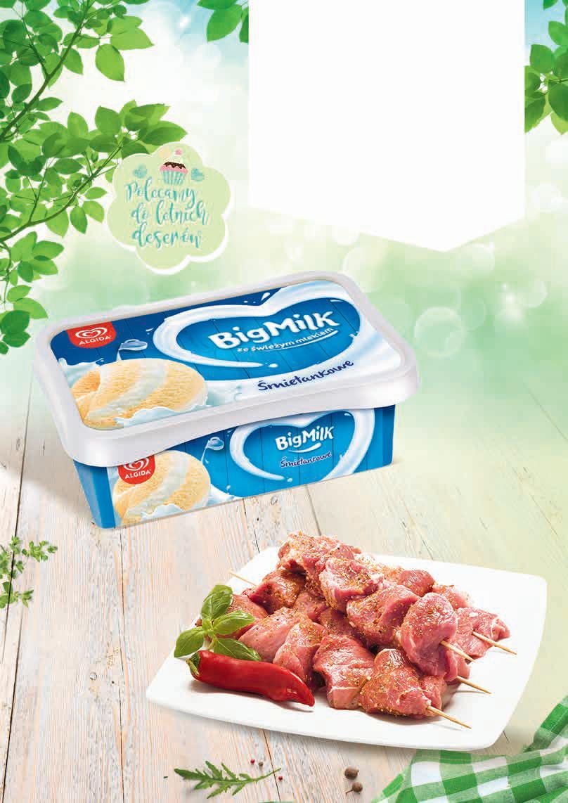 wtorek - poniedziałek 17-23 lipca Co tydzień świeża porcja PROMO Lody Big Milk 1 l 7,85 5 99