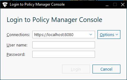 7 7. Po pomyślnej instalacji włączany program F-Secure Policy Manager Console 8.