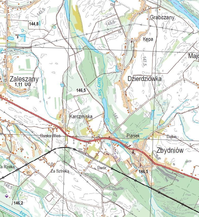 155.1 Nowa mapa topograficzna