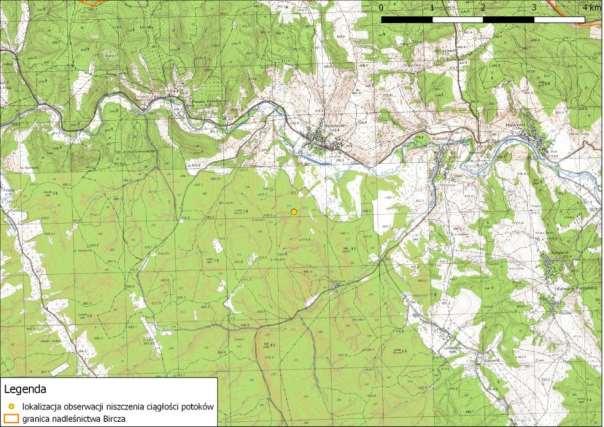 Lp. Lokalizacja Opis obserwacji 1 04-02-2-09- 105 -g - Współrzędne geograficzne N49 38' 38.3" E22 38' 15.2" N49 38' 38.5" E22 38' 15.