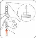 Krok 6: Należy zdjąć zewnętrzną osłonkę igły. Nie należy jej wyrzucać. Należy zdjąć i wyrzucić wewnętrzną osłonkę igły.