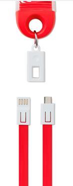 Slim PowerBank 2200mAh Powerbank o pojemności 2200 mah z uchwytem na klucze. Do ładowania smartfonów.