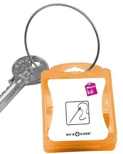 (CMYK) 12. MicroKit Zestaw - do szycia Kompaktowy zestaw do szycia, która pozwala naprawić swoje ubrania podczas podróży.