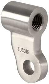 mocująca mocowanie centralne Single fixing circular base CP02SSS materiał: stal