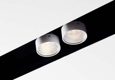 lighting modules Easy access to driver Tool-free installation of lighting modules