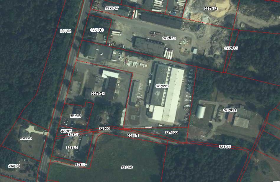 Sposób użytkowania i zagospodarowanie nieruchomości: Na nieruchomości znajduje się sześć budynków: pow. zabudowy kubatura - budynek administracyjny 318 m 2 1.