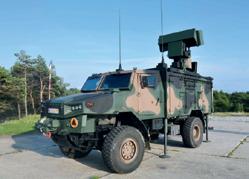 Oprócz typowych obiektów powietrznych radar wykrywa bezpilotowe aparaty latające oraz pociski moździerzowe.