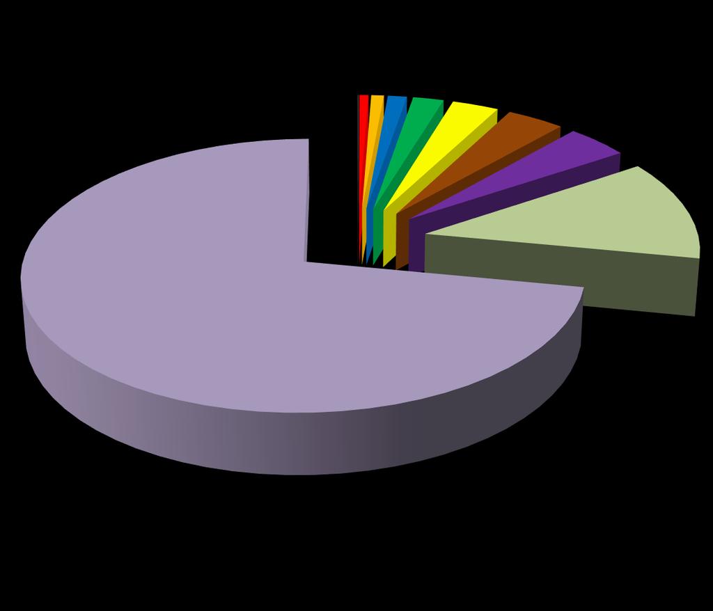 metale 0,6% zużyte opony 0,03% ZSEE, akumulatory i baterie 0,8% opakowania z papieru i tektury 1,2% opakowania ze szkła 2,0% opakowania z tw