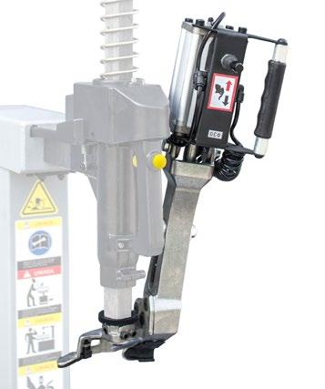 Dane techniczne Technical feature Wartość / Value Zasilanie Power supply 400 [V] Moc silnika Motor Power 0,75 [kw] Zewnętrzne mocowanie felgi Outside clamping 10-21 [inch] Wewnętrzne mocowanie felgi