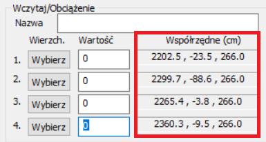POWIERZCHNIE PŁASKIE: PRZYKŁAD 1: Wskaż 4 narożniki które