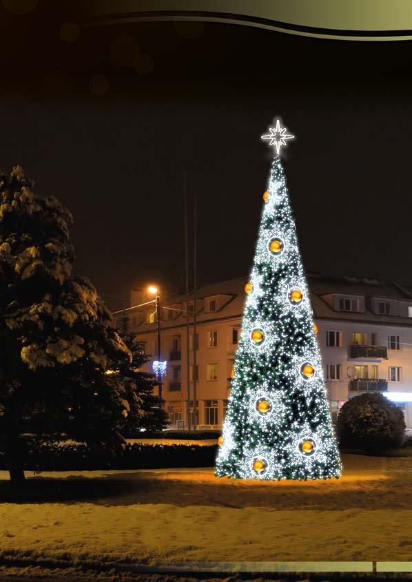 CHOINKI Z DEKORACJĄ STOŻKI GIGANTY Stożek GIGANT wys. śred. wag.