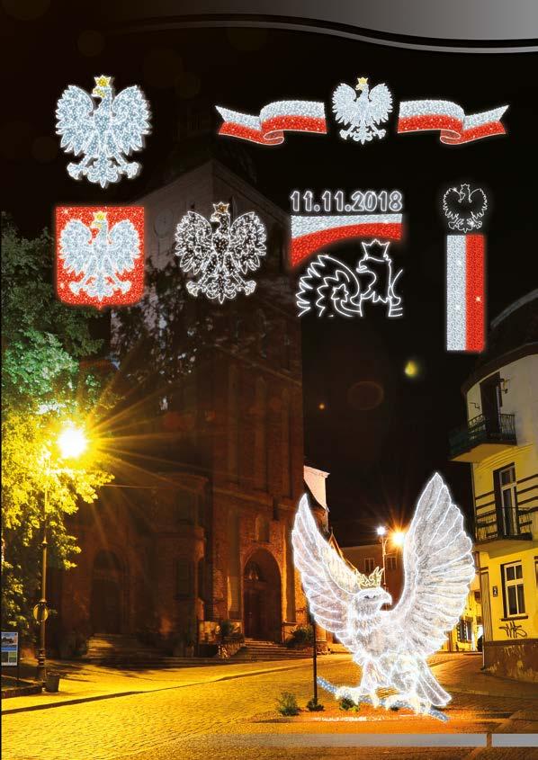 DEKORACJE 3D I LATARNIOWE ORZEŁ, FLAGI POL-2949 250x250 cm LED275W POL-2950 250x600 cm LED450W POL-2951