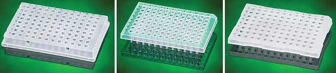 725,- Wieczka do probówek PCR, płaskie, połączone w paski (x8) przejrzystość umożliwia optyczną analizę w trakcie RT-PCR KP0-B do użycia z płytkami i probówkami do PCR (PP06) KP0-BB do użycia z