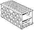 moduły statyw 2,- ST09-B 4 moduły statyw 2,- Statyw Combi-Rack Maxi Statyw z polipropylenu na różne probówki: 8 x 50 ml 20 mm Ø 24 x 5 ml 40 x,5 lub 2,0 ml (3 mm Ø) Wymiary: 00 x 00 x 200mm ST04-B