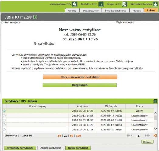 Warto podkreślić, że unieważnienia certyfikatu nie można cofnąć. System wyświetli komunikat, w którym poprosi o potwierdzenie chęci unieważnienia certyfikatu.