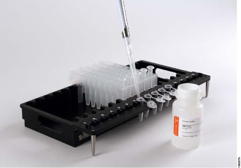 Wash Buffer 4. Wash Buffer 5. Wash 6. Wash 7. Empty 8. Empty Rysunek 1. Kaseta Maxwell CSC Cartridge. Na rysunku pokazano zawartość kasety.