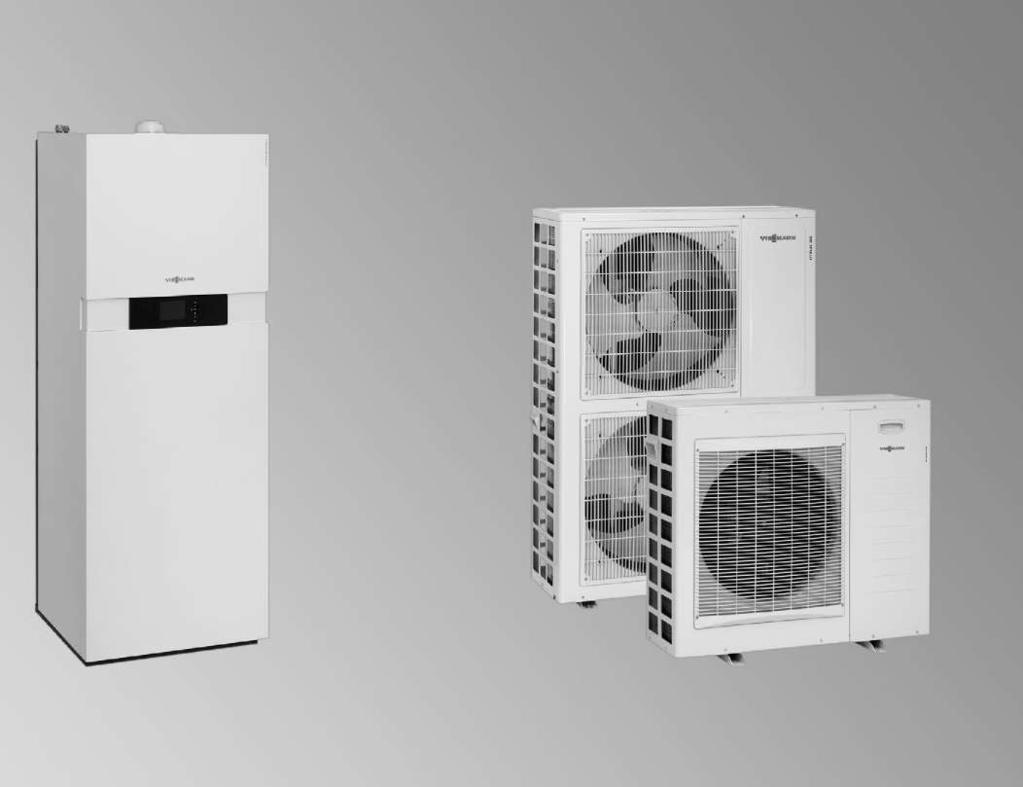 VITOCLDENS 222-F 10 lat gwarancji na wymiennik ze stali szlachetnej kotłów kondensacyjnych do 150 kw Hybrydowa centrala grzewcza 1,3 do 19,0 kw 5.