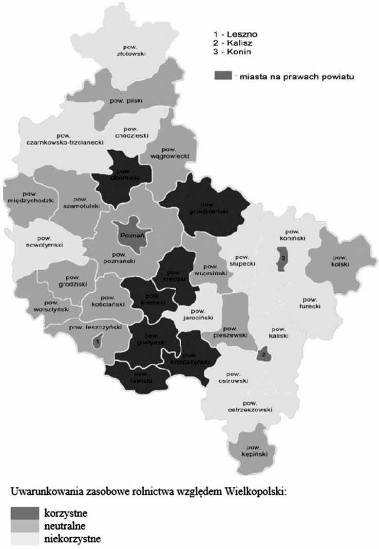 Polityka rolna UE a zrównoważony rozwój rolnictwa w regionie wielkopolskim 287 Rys. 1.