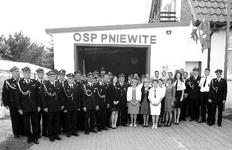 Grzegorza Wojnowskiego. Srebrny Medal Za Zasługi Dla Pożarnictwa otrzymali: dh Adam Bielecki, dh Mariusz Chojnicki, dh Piotr Goliński i dh Mariusz Pilarski.