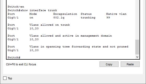 Native, management, black hole VLAN 2018 Switch(config-if)# switchport trunk native vlan 99 Wykonanie tego polecenia spowoduje, że ruch nieoznakowany trafiać będzie do sieci VLAN o numerze 99.