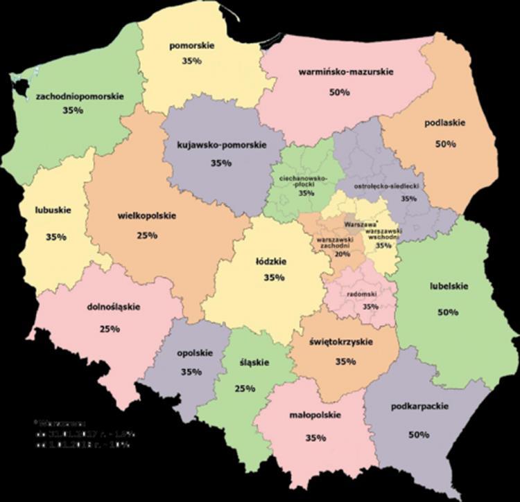 Mapa pomocy regionalnej