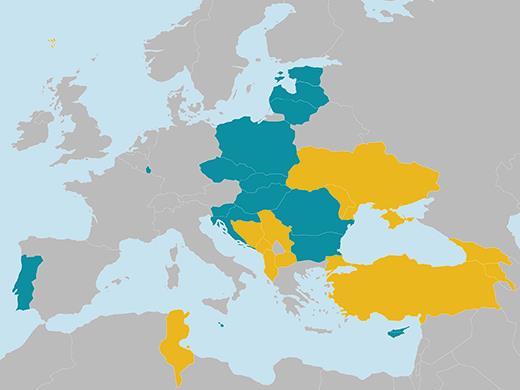 Widening Fellowships od konkursu w 2018r. Wyzwanie: Dysproporcje w liczbie grantów indywidualnych MSCA w poszczególnych państwach członkowskich jako miejsca realizacji grantu.