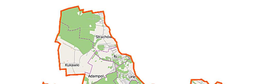 do Warszawy wynosi 58 km, do Wyszkowa 20 km, do Łochowa 8 km, do Mińska Mazowieckiego 40 km, a do Siedlec 72 km.